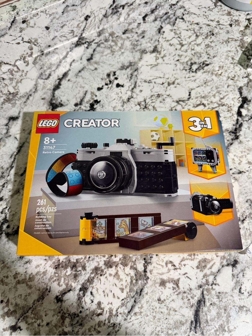 LEGO Creator 31147 Retro Camera Set 261 pcs. 3-in-1 Kit - Sealed